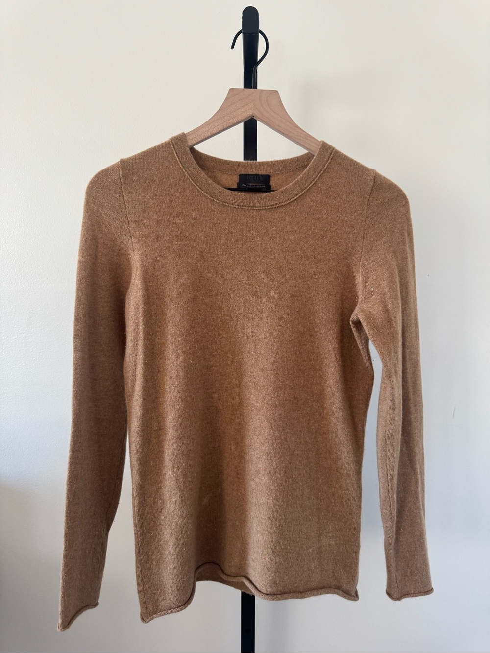 J. Crew Tan Italian Cashmere Sweater